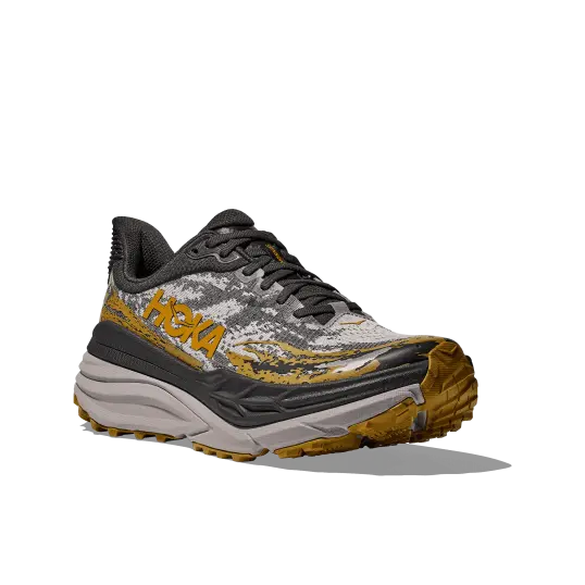 Cover image of BLACK / CEMENT Hoka Stinson 7 Men's