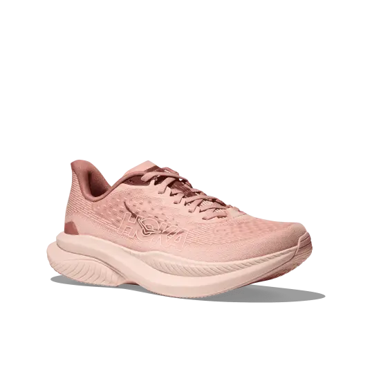 Cover image of Rose Latte/Blush Hoka Mach 6 Women's