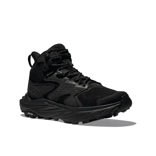 Cover image of Black/Black Hoka Anacapa 2 Mid GTX Men's