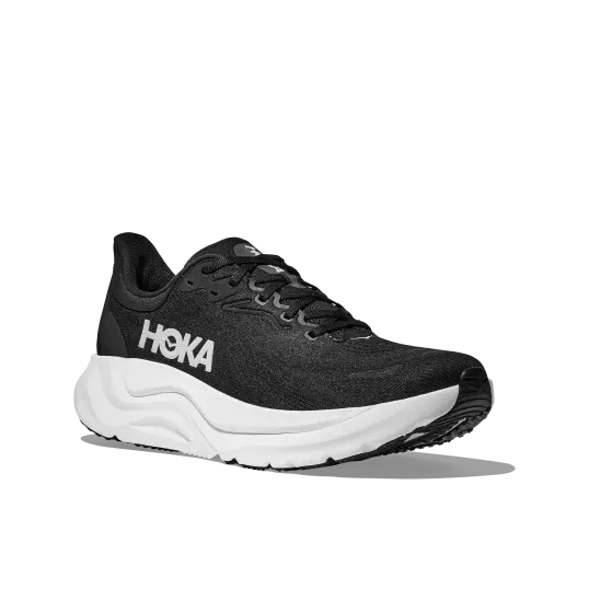 Cover image of BLACK/WHITE Hoka Arahi 8 Men's