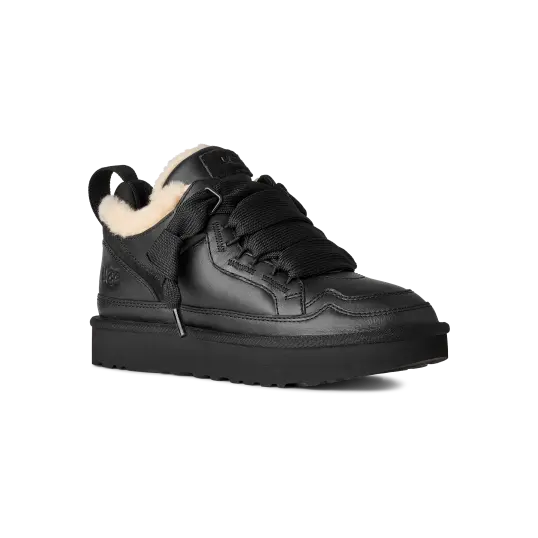 Cover image of Black UGG Lowmel Leather Women's