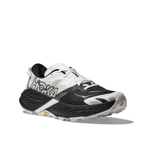 Cover image of BLACK / WHITE Hoka Speedgoat 7 Men's