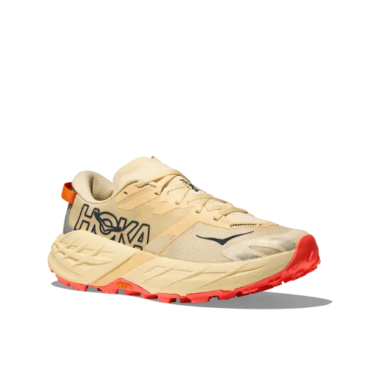 Cover image of VINTAGE YELLOW / NEON FLAME Hoka Speedgoat 7 Women's