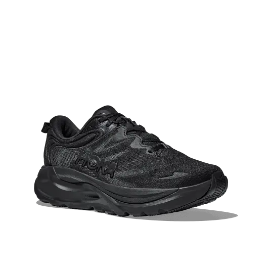 Cover image of Black/Black Hoka Gaviota 6 Women's