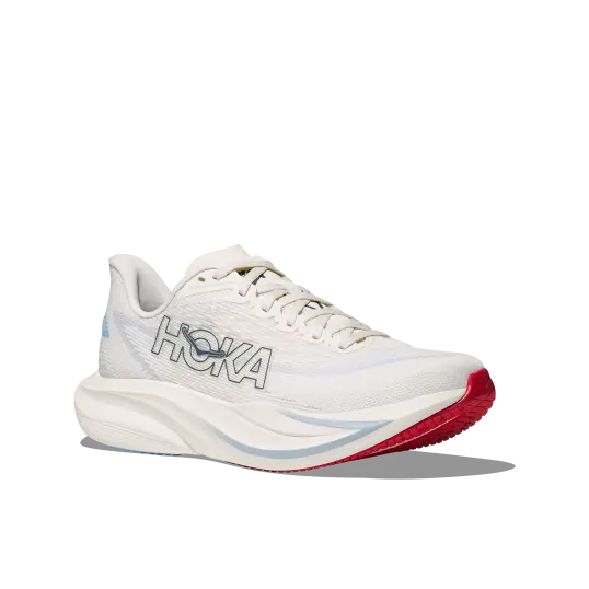 Cover image of ALABASTER / SOARING BLUE Hoka Mach 7 Women's