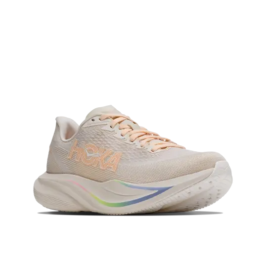Cover image of Oat Milk | Alabaster Hoka Mach 7 Women's