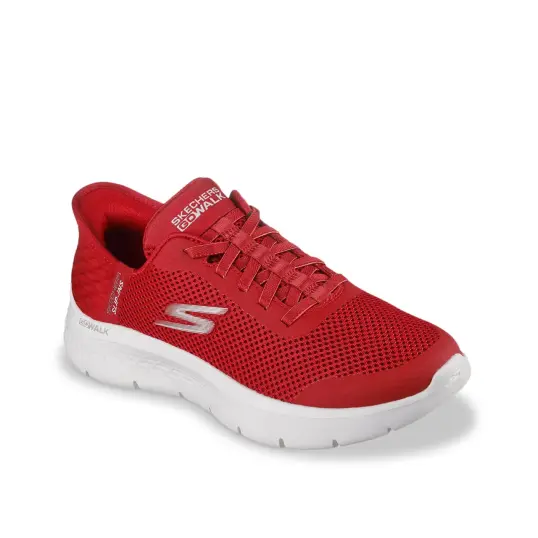Cover image of Red Skechers Slip-Ins Daily Women's