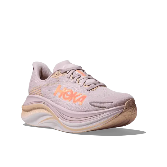 Cover image of LILAC CREAM / TANGERINE GLOW Hoka Skyward X 2 Women's