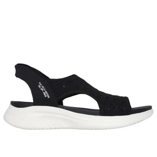 Cover image of Black Skechers Slip-ins Ultra Flex 3.0 Sun Warmth Women's