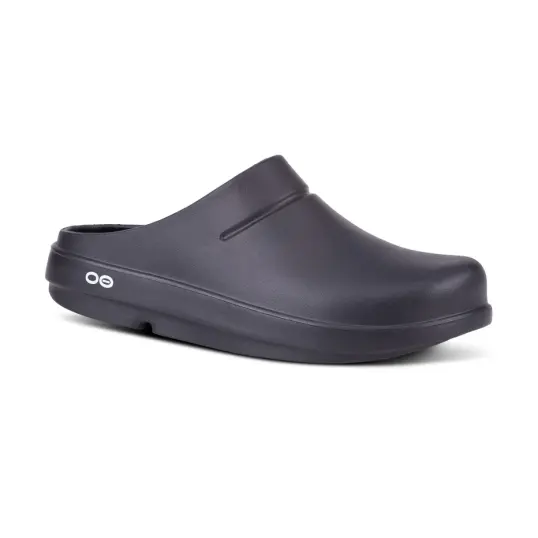 Cover image of Black Oofos Oocloog Clog Unisex