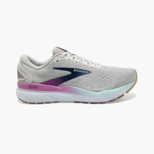 Cover image of WHITE/GRY/ESTATE BLU Brooks Ghost 16 Women's