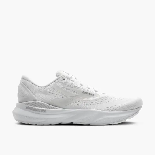 Cover image of White/Oyster/Alloy Brooks Adrenaline GTS 24 Women's