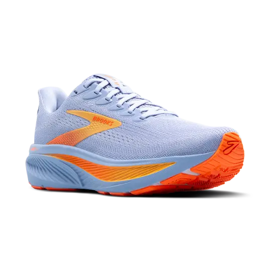 Cover image of Blue Heron/White/Orange Brooks Ghost 17 Women's