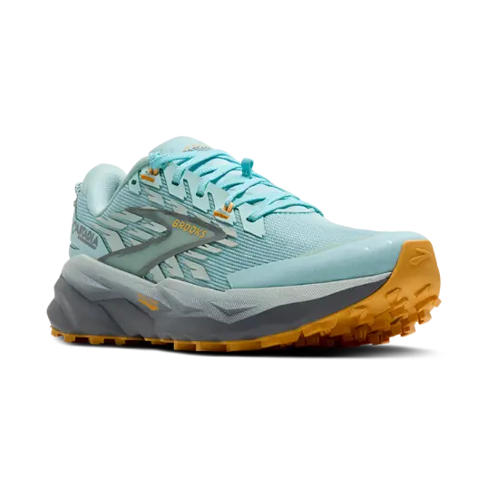 Cover image of Clearwater/Primer Grey/Apricot Brooks Cascadia 19 Women's