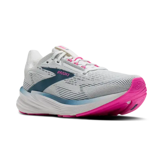 Cover image of White/Moonlight/Pink Brooks Revel 8 Women's