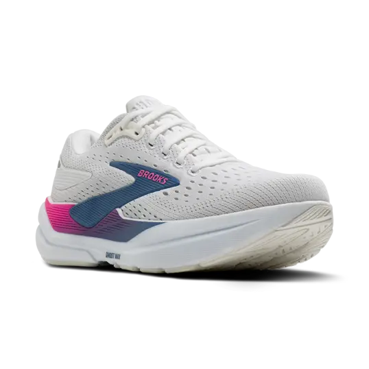 Cover image of White/Moonlight/Pink Brooks Ghost Max 3 Women's