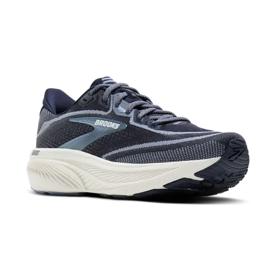 Cover image of Navy | Rain Washed | Coconut Brooks Ghost 18 Women's
