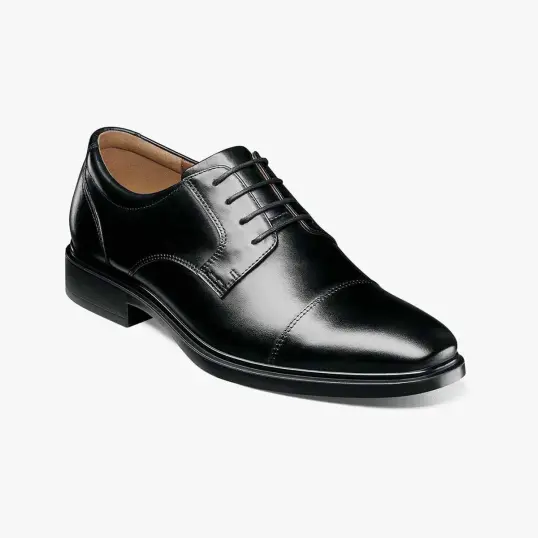Cover image of BLACK Florsheim Forecast Cap Toe Oxford Men's