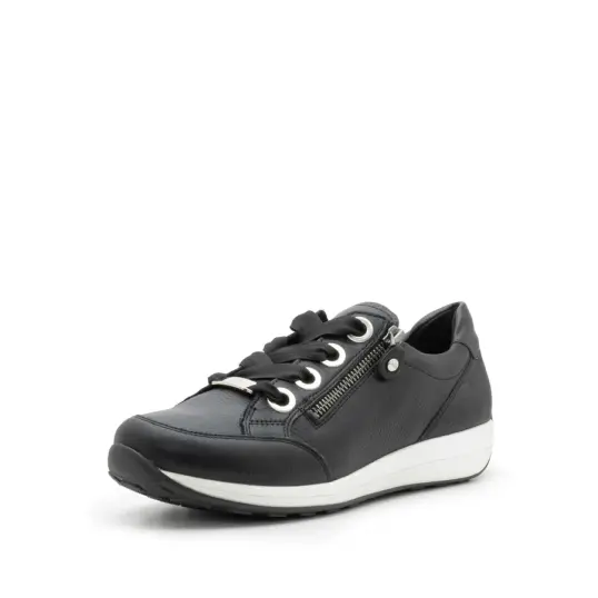 Cover image of BLACK Ara Ollie Zip Sneaker Women's
