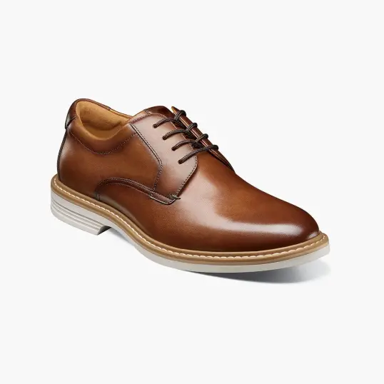 Cover image of COGNAC MULTI Florsheim Norwalk Plain Toe Oxford Men's