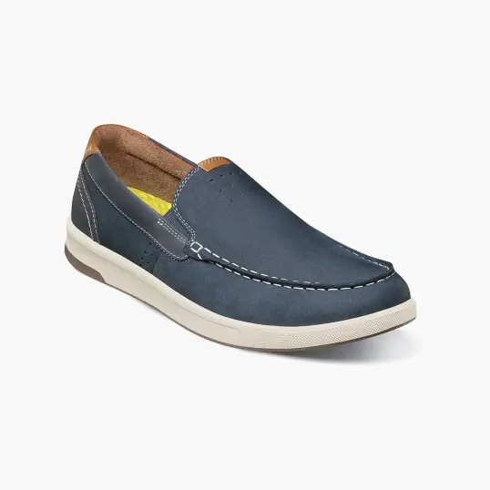 Cover image of NVY NUB Florsheim Crossover Moc Toe Slip On Men's