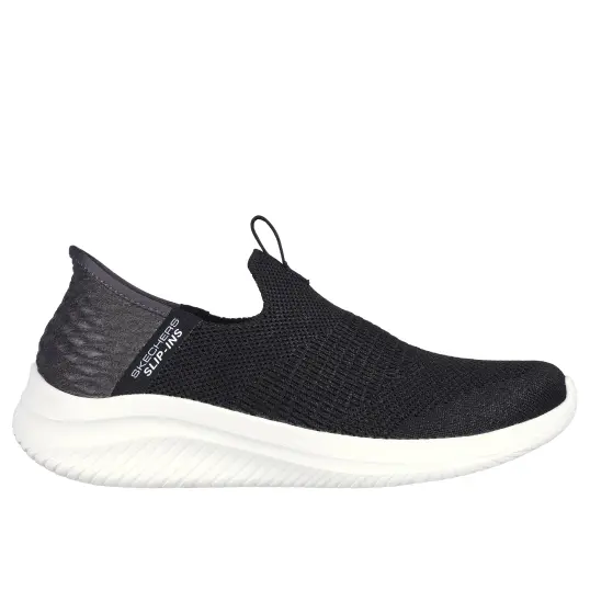 Cover image of Black Skechers Ultra Flex Smooth Step Women's