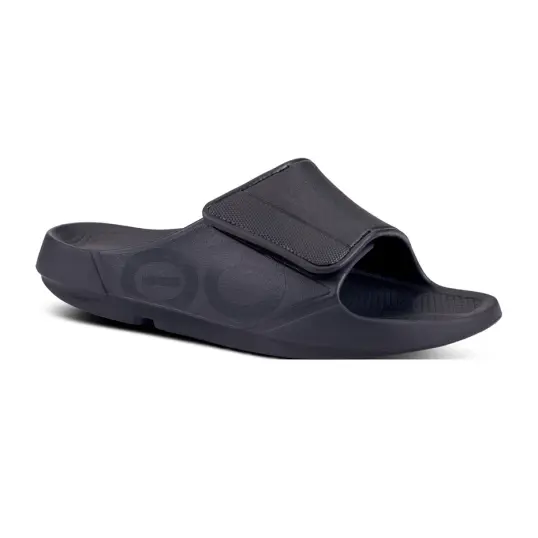 Cover image of BLK Oofos Ooahh Sport Flex Sandal Unisex