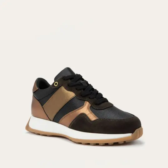 Cover image of BLK/COPPER COMBO Naot Sunset Women's