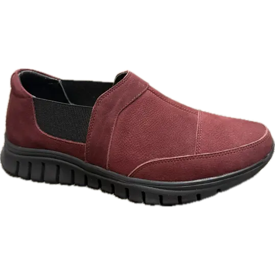 Cover image of Burgandy Nubuck Ava Melani Ella Women's