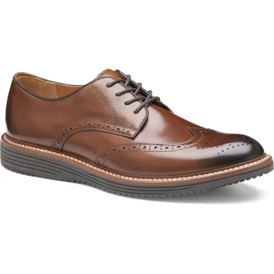 Cover image of TAN Johnston & Murphy Upton Wingtip Men's