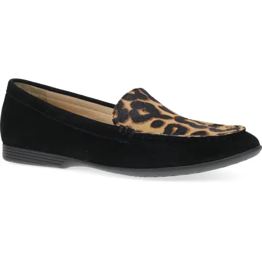 Cover image of BLACK/LEOPARD Dansko Lorri Women's