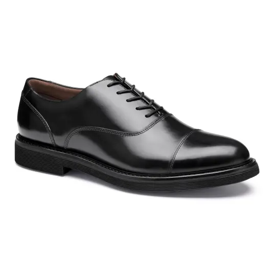 Cover image of Black Johnston & Murphy Tyson Dress Cap Toe Men's