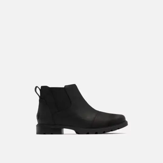Cover image of Black/Black Sorel Emelie III Chelsea Women's