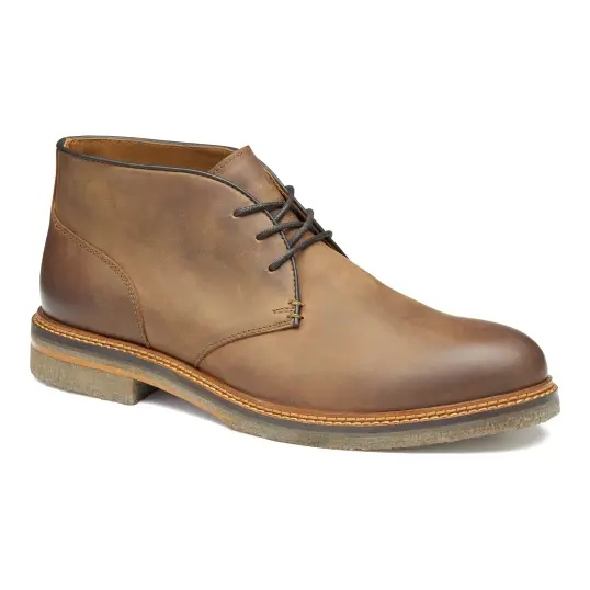 Cover image of Brown Oiled Full Grain Johnston & Murphy Calder Chukka Men's