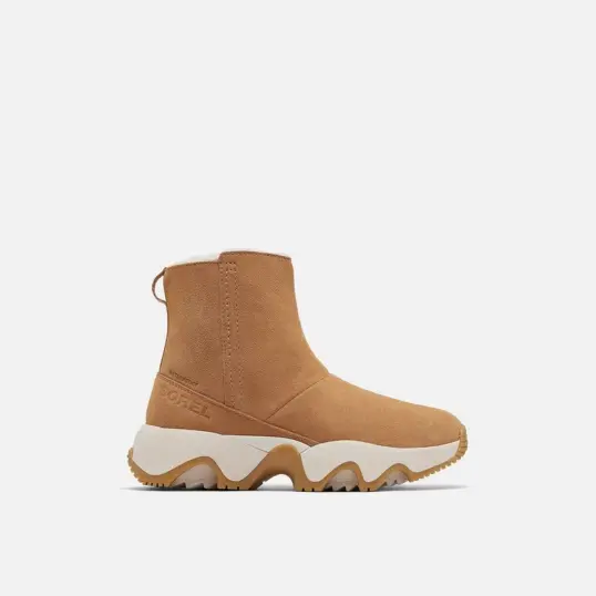Cover image of Tawny Buff Gum 17 Sorel Kinetic Impact Short Boot Waterproof Women's
