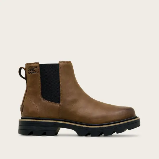 Cover image of Tobacco| Black Sorel Revel Rd Chelsea Waterproof Women's