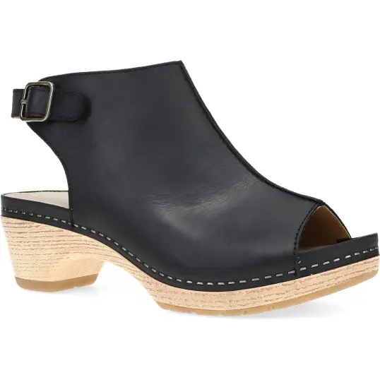 Cover image of Black Oiled Pull Up Dansko Lizzy Women's