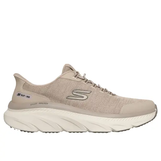 Cover image of TAUPE Skechers Slip-Ins D'Lux Walker 3.0 Drevven Men's