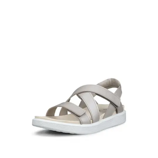 Cover image of Pure Cashmere Metallic Ecco Soft Sandal Cross Strap Women's