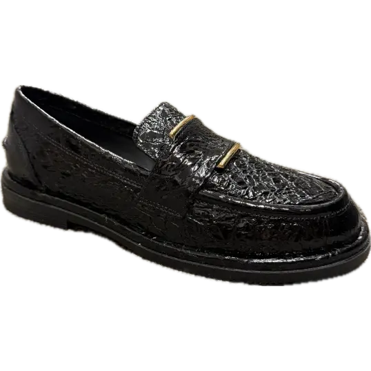 Cover image of BLACK CROCO Ava Melani Sarah Women's