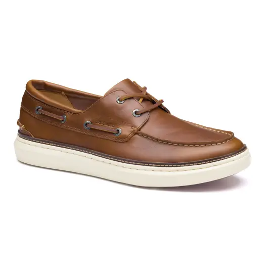 Cover image of Tan Johnston & Murphy Mcguffey 2 Boat Shoe Men's