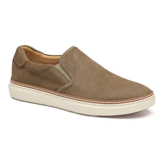 Cover image of TAUPE Johnston & Murphy Mcguffey 2 Perfed Slip On Men's