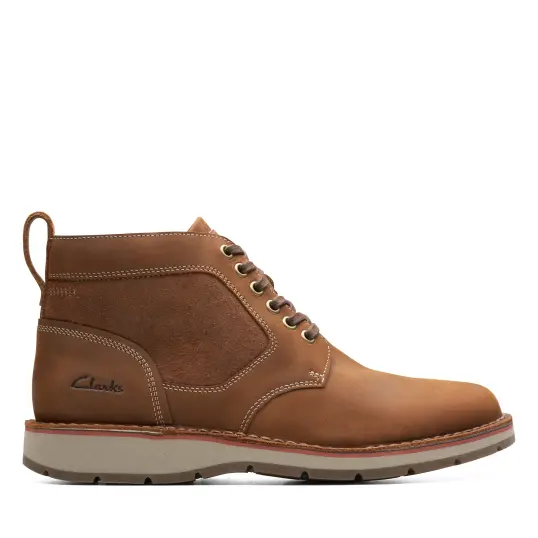 Cover image of Tan Leathe Clarks Gravelle Top Men's