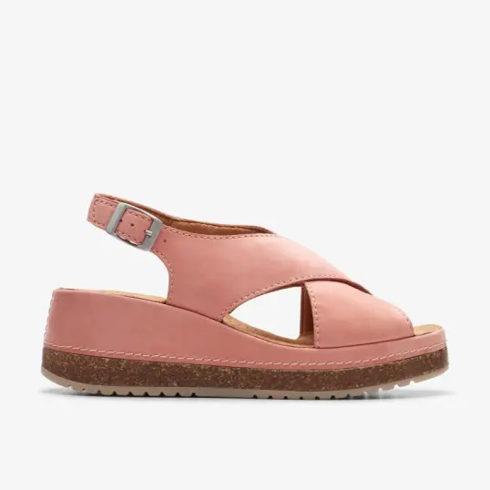 Cover image of Peach Nubu Clarks Kassanda Step Women's