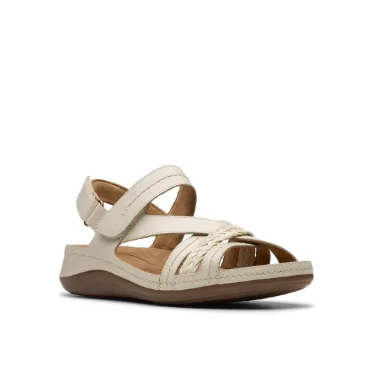 Cover image of Cream Leat Clarks Cecily Strap Women's
