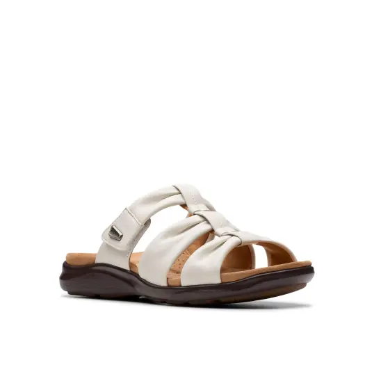 Cover image of Cream Leat Clarks Kitly Slide Women's