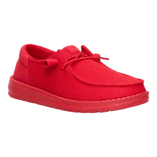 Cover image of VARSITY RED Hey Dude Wendy Funk Mono Women's