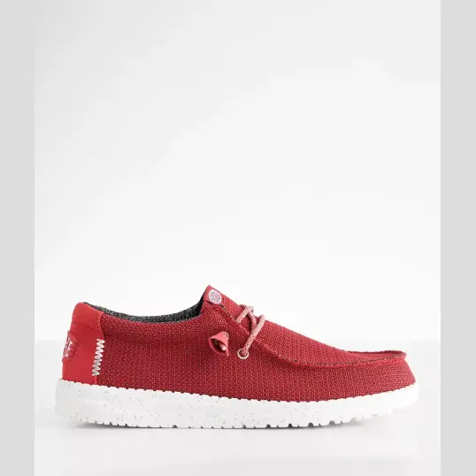 Cover image of DARK RED Hey Dude Wally Sport Mesh Men's