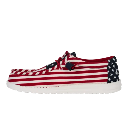 Cover image of AMERICAN FLAG Hey Dude Wally Americana Men's