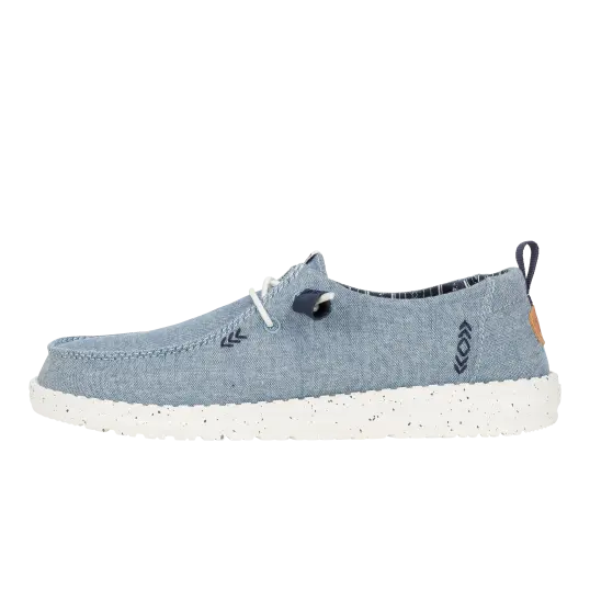 Cover image of LIGHT BLUE Hey Dude Wendy Chambray Women's